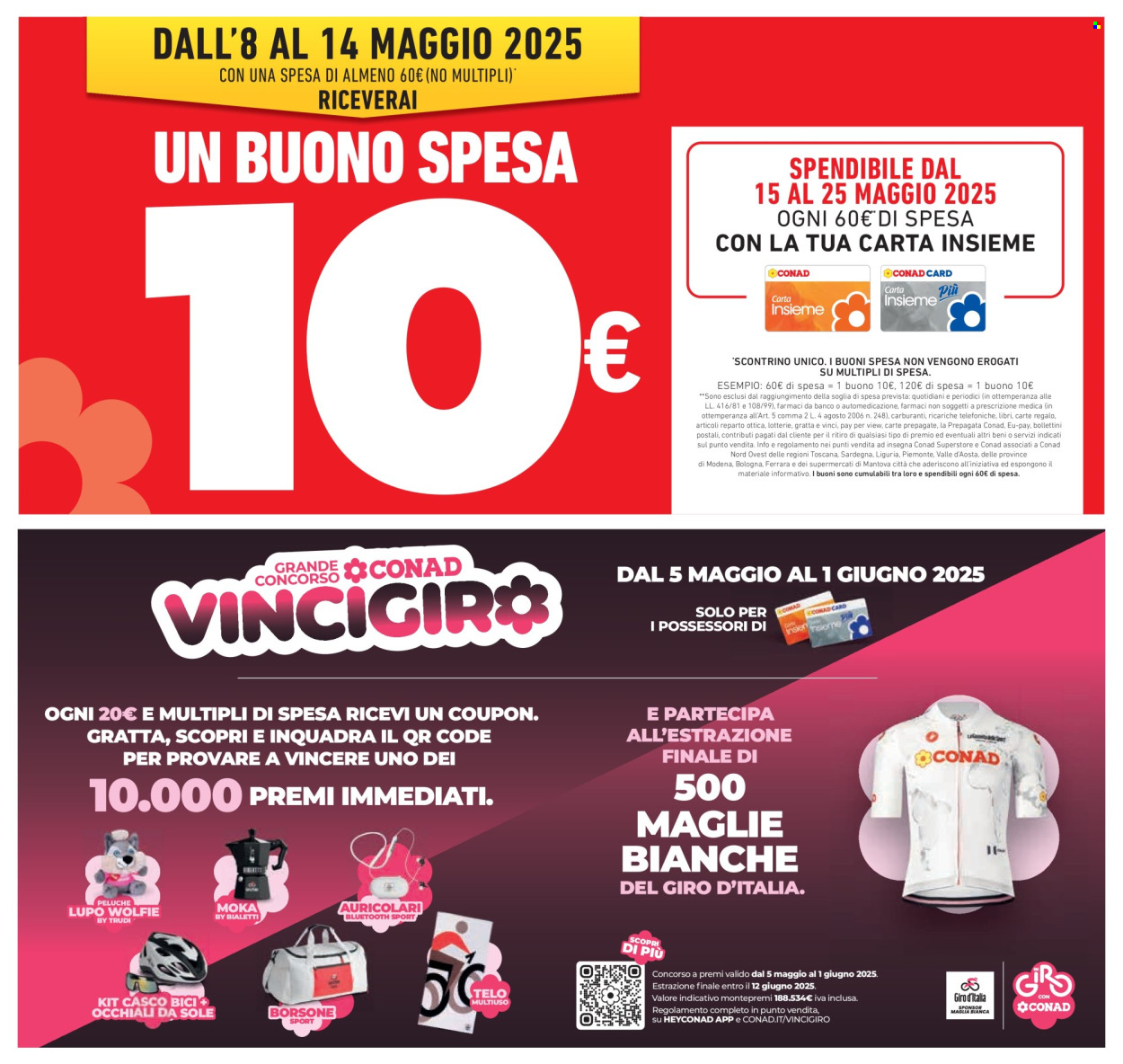 Volantino Conad - 8/5/2025 - 21/5/2025. Pagina 1