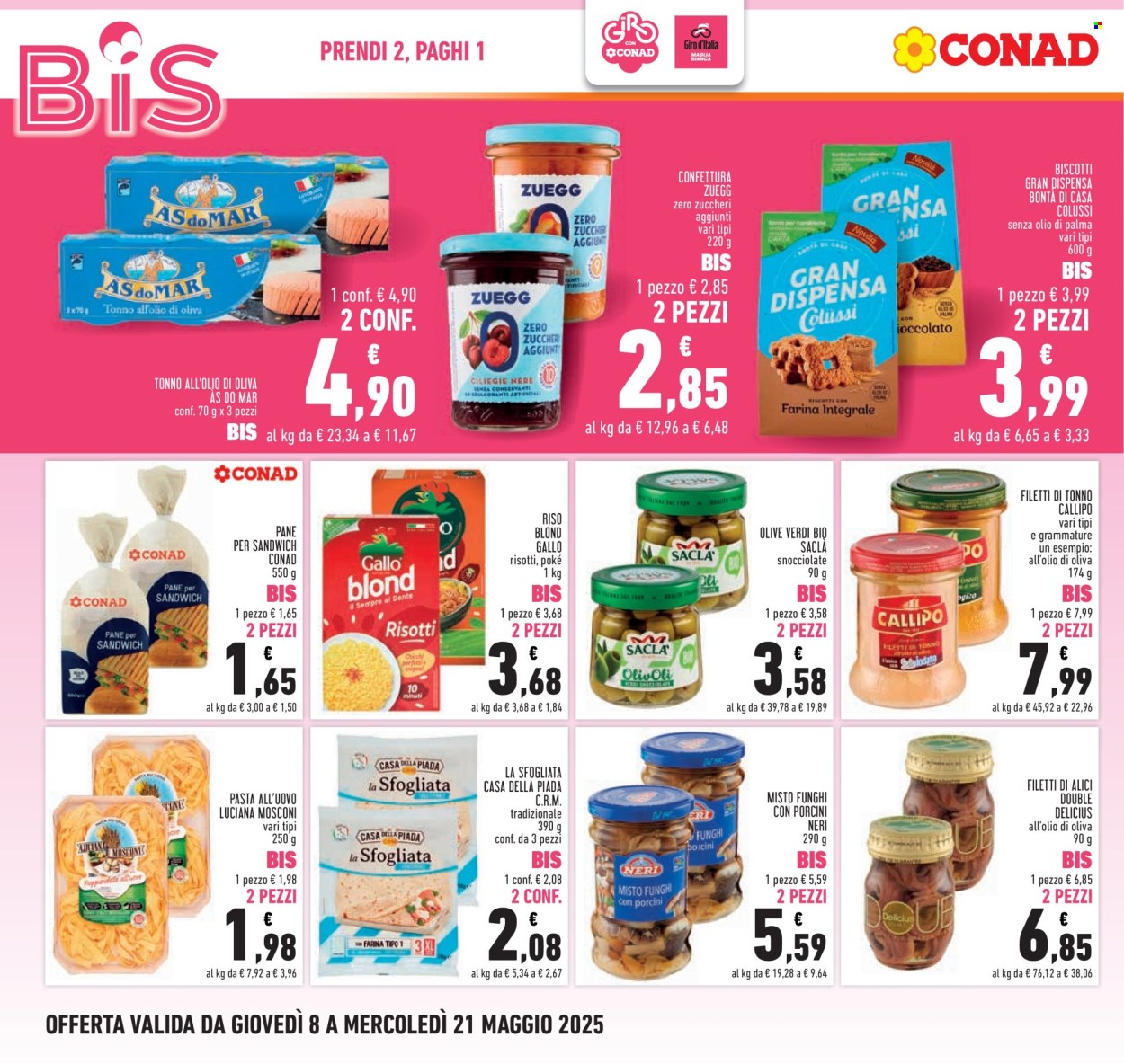 Volantino Conad - 8/5/2025 - 21/5/2025. Pagina 1