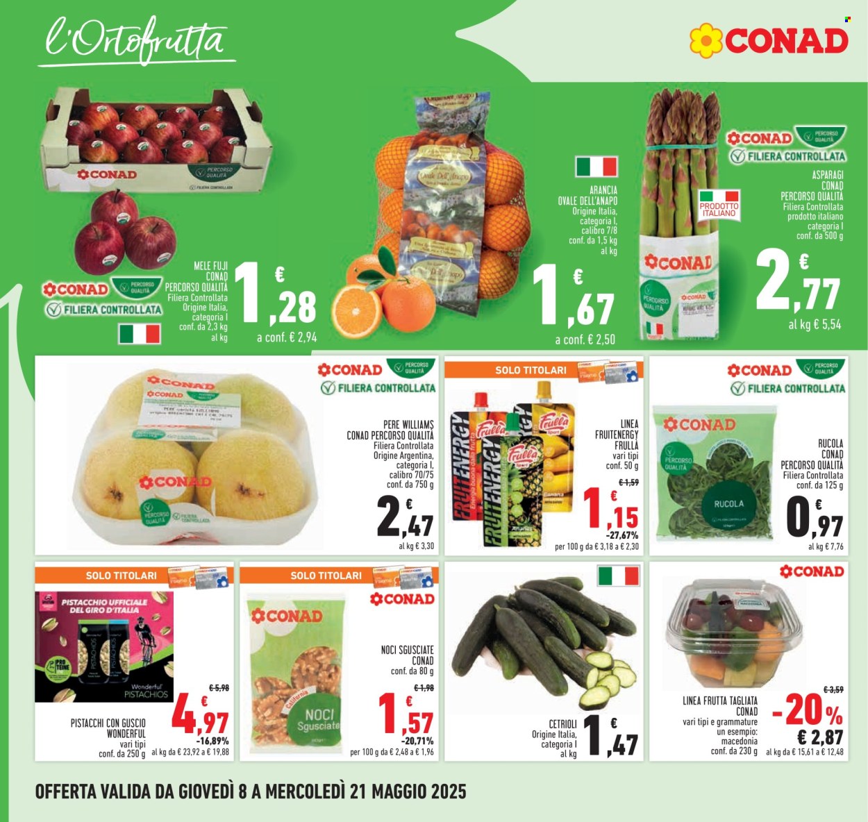 Volantino Conad - 8/5/2025 - 21/5/2025. Pagina 1
