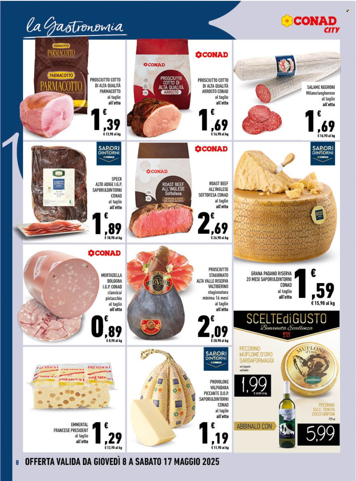 Volantino Conad - 8/5/2025 - 17/5/2025. Pagina 1