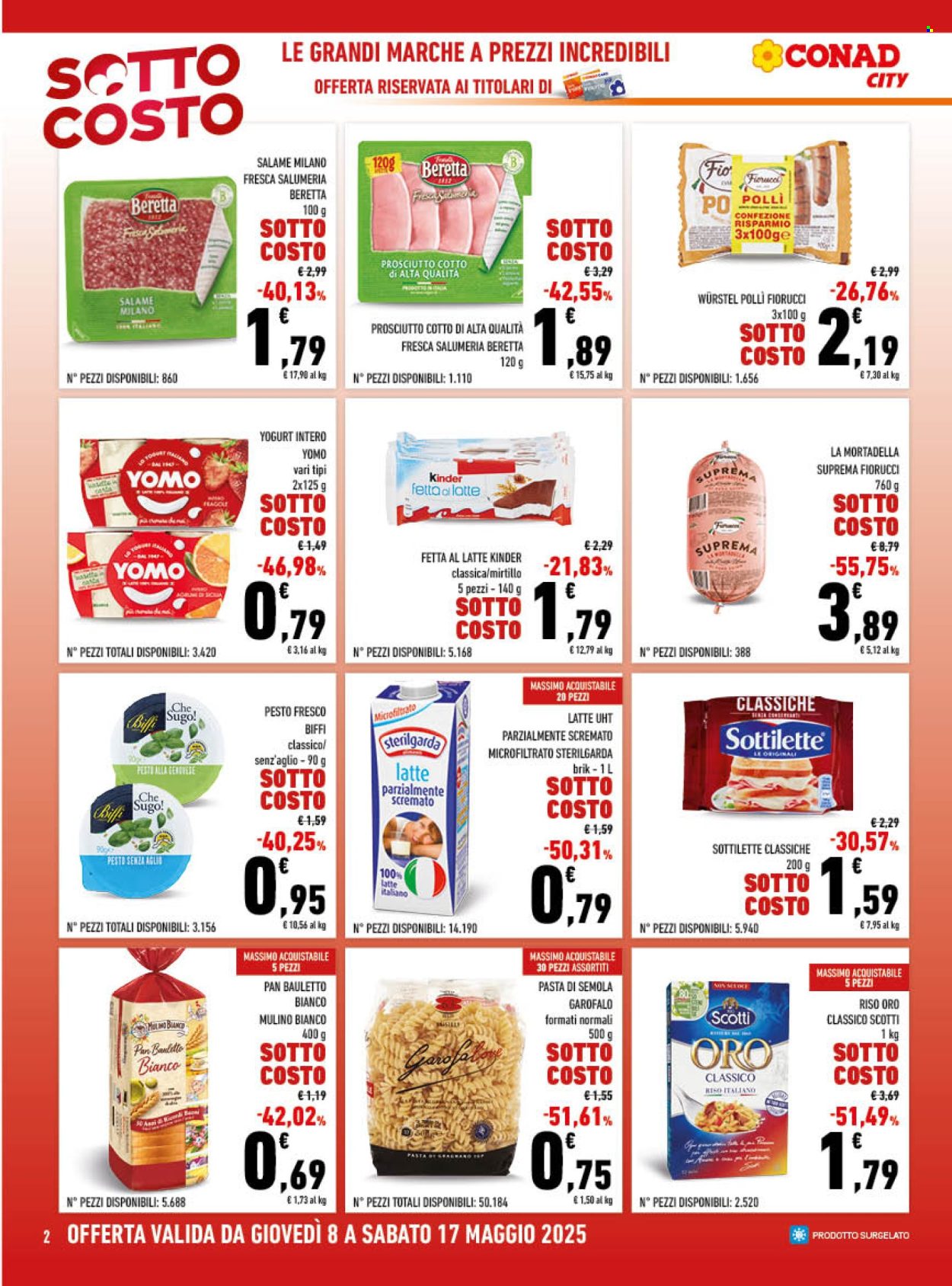 Volantino Conad - 8/5/2025 - 17/5/2025. Pagina 1