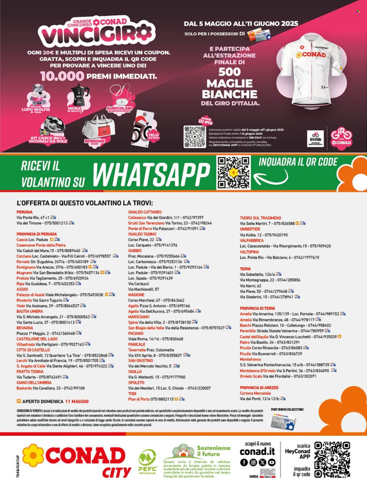 Volantino Conad - 8/5/2025 - 17/5/2025. Pagina 1