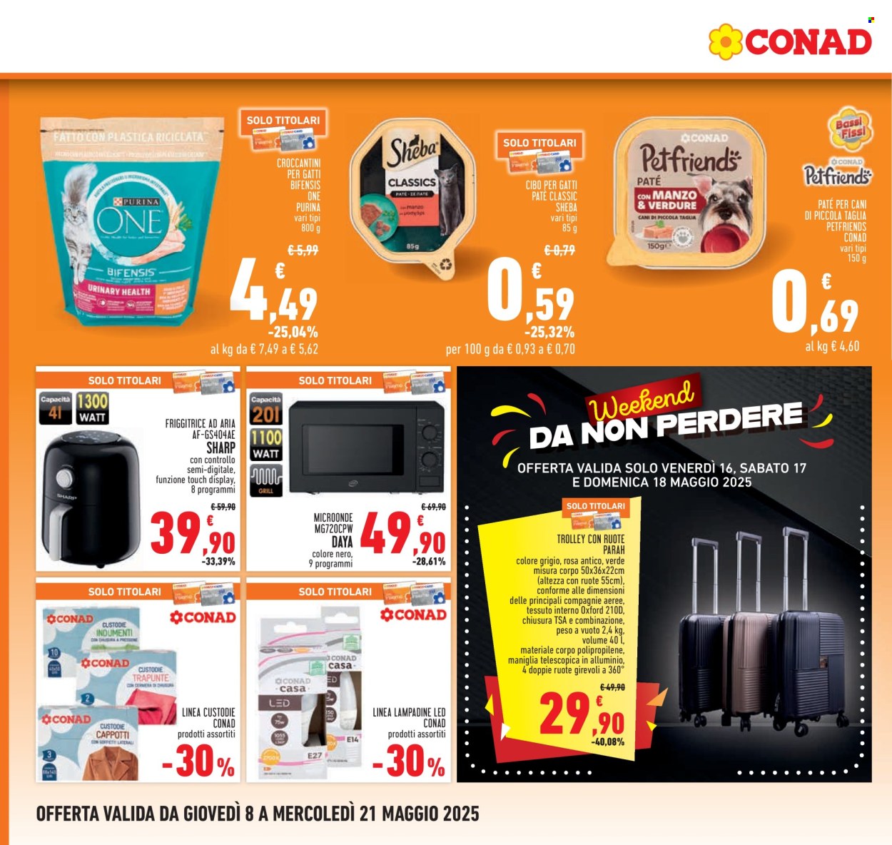 Volantino Conad - 8/5/2025 - 21/5/2025. Pagina 1