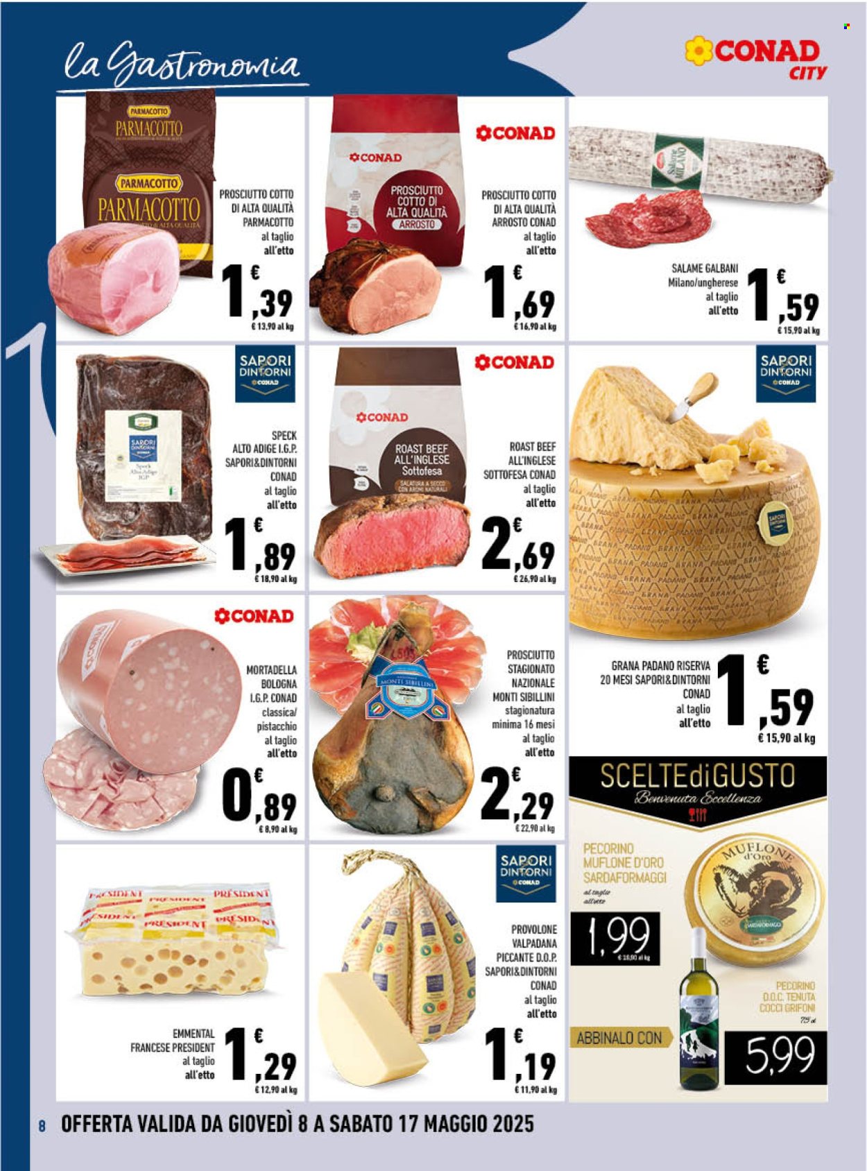 Volantino Conad - 8/5/2025 - 17/5/2025. Pagina 1
