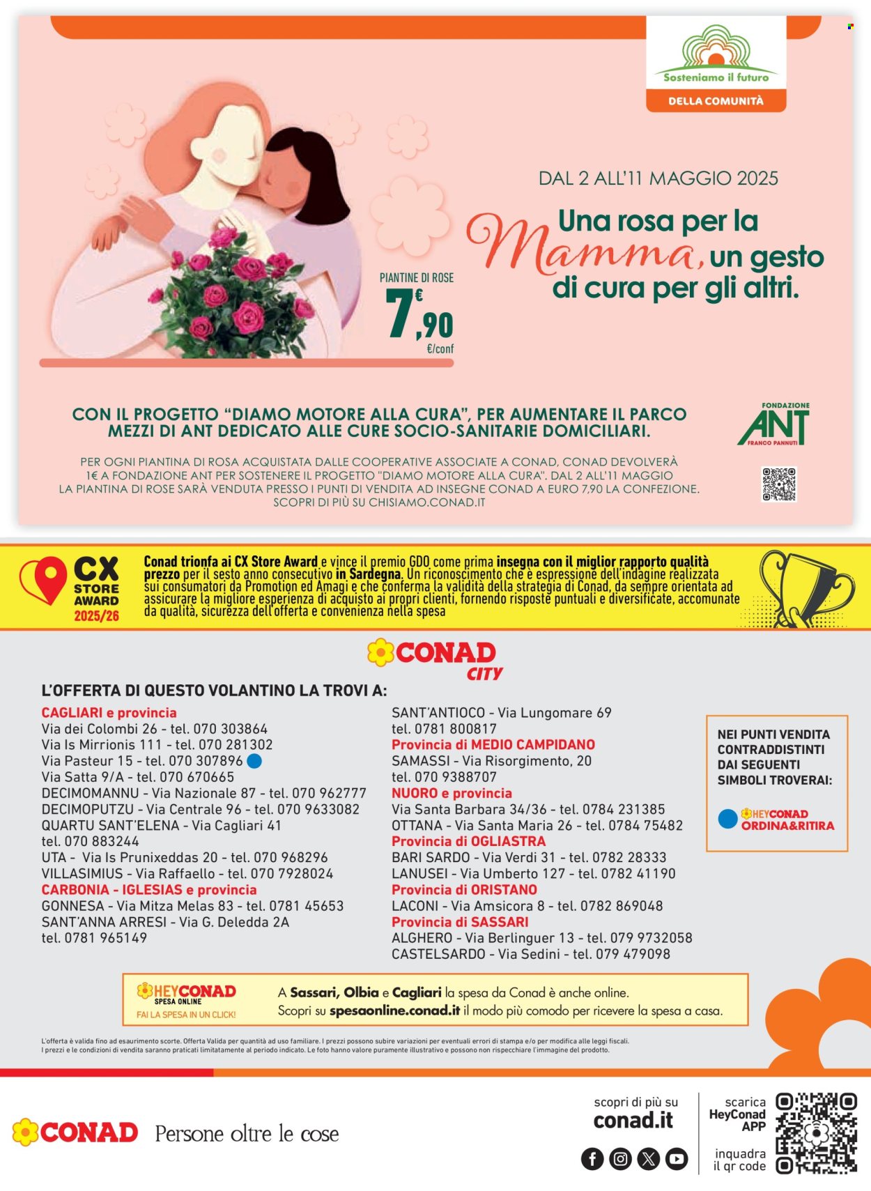 Volantino Conad - 8/5/2025 - 21/5/2025. Pagina 1