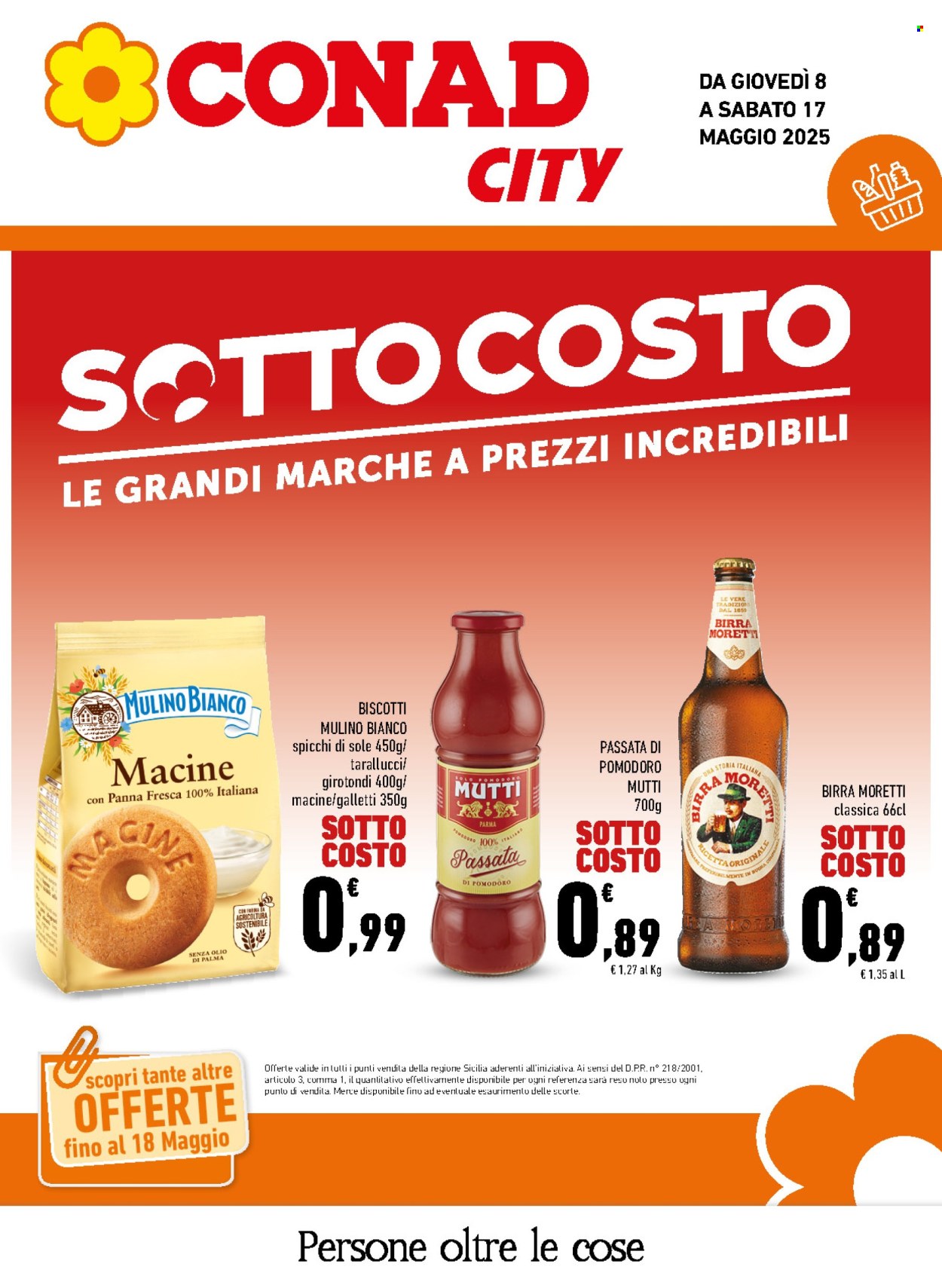 Volantino Conad - 8/5/2025 - 17/5/2025. Pagina 1