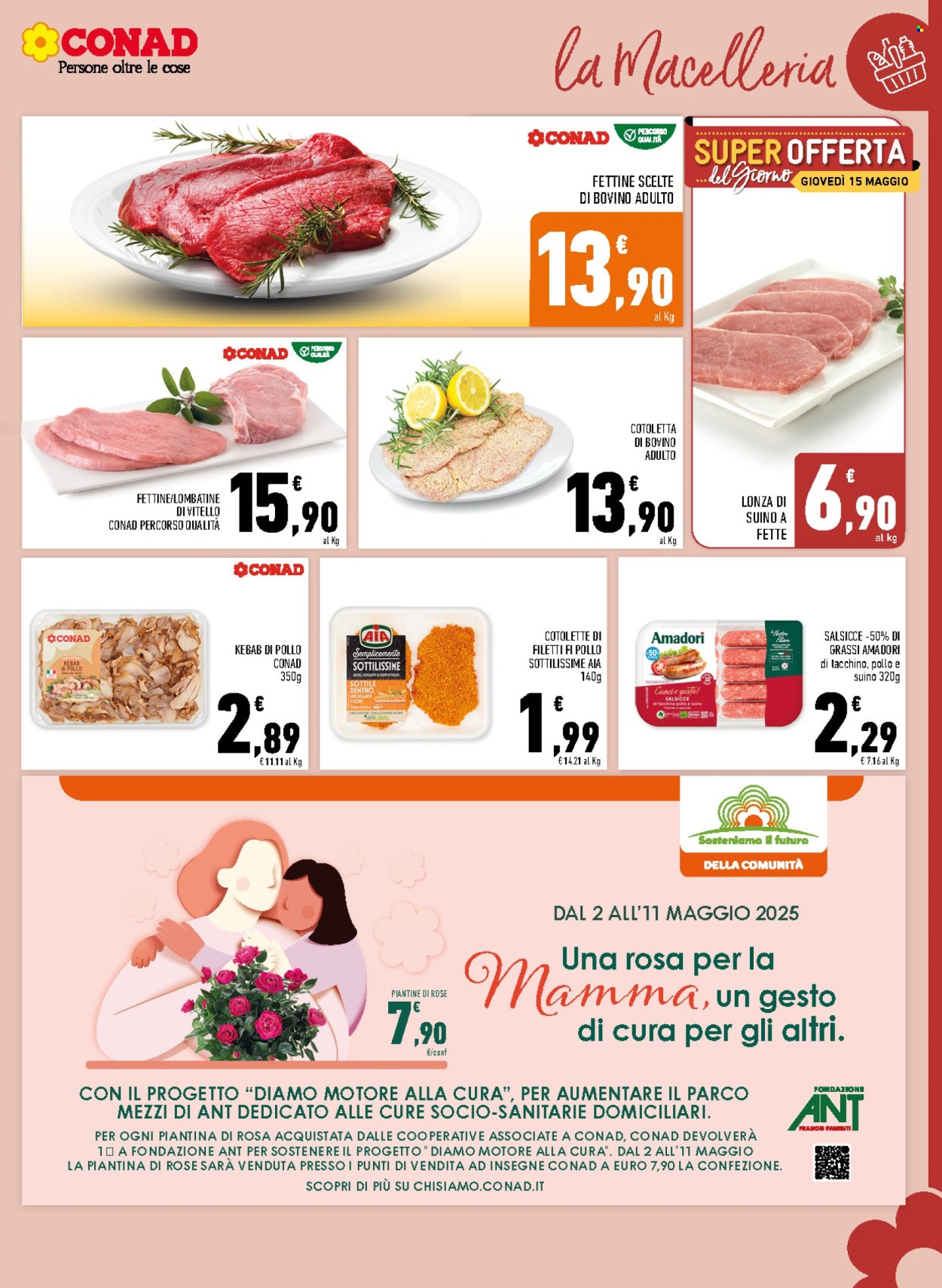 Volantino Conad - 8/5/2025 - 17/5/2025. Pagina 1