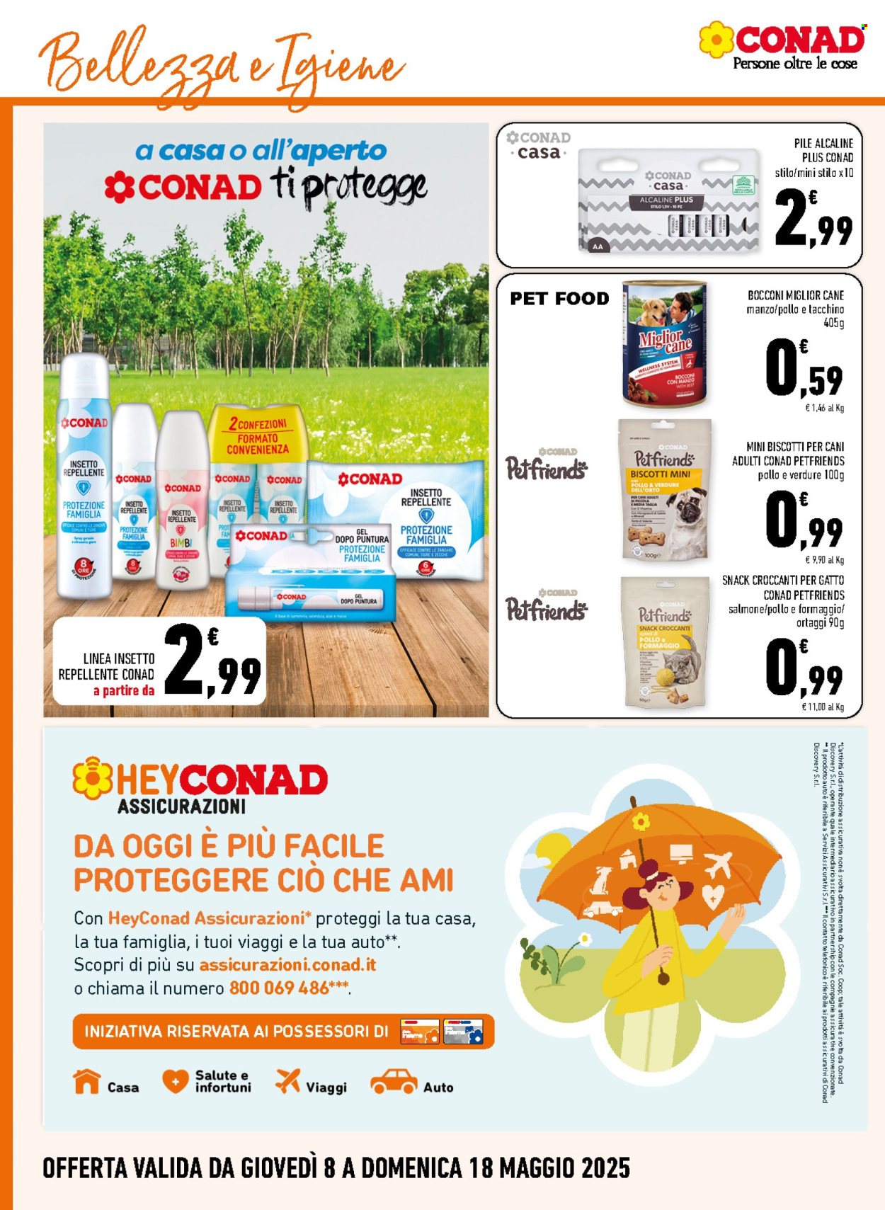 Volantino Conad - 8/5/2025 - 17/5/2025. Pagina 1