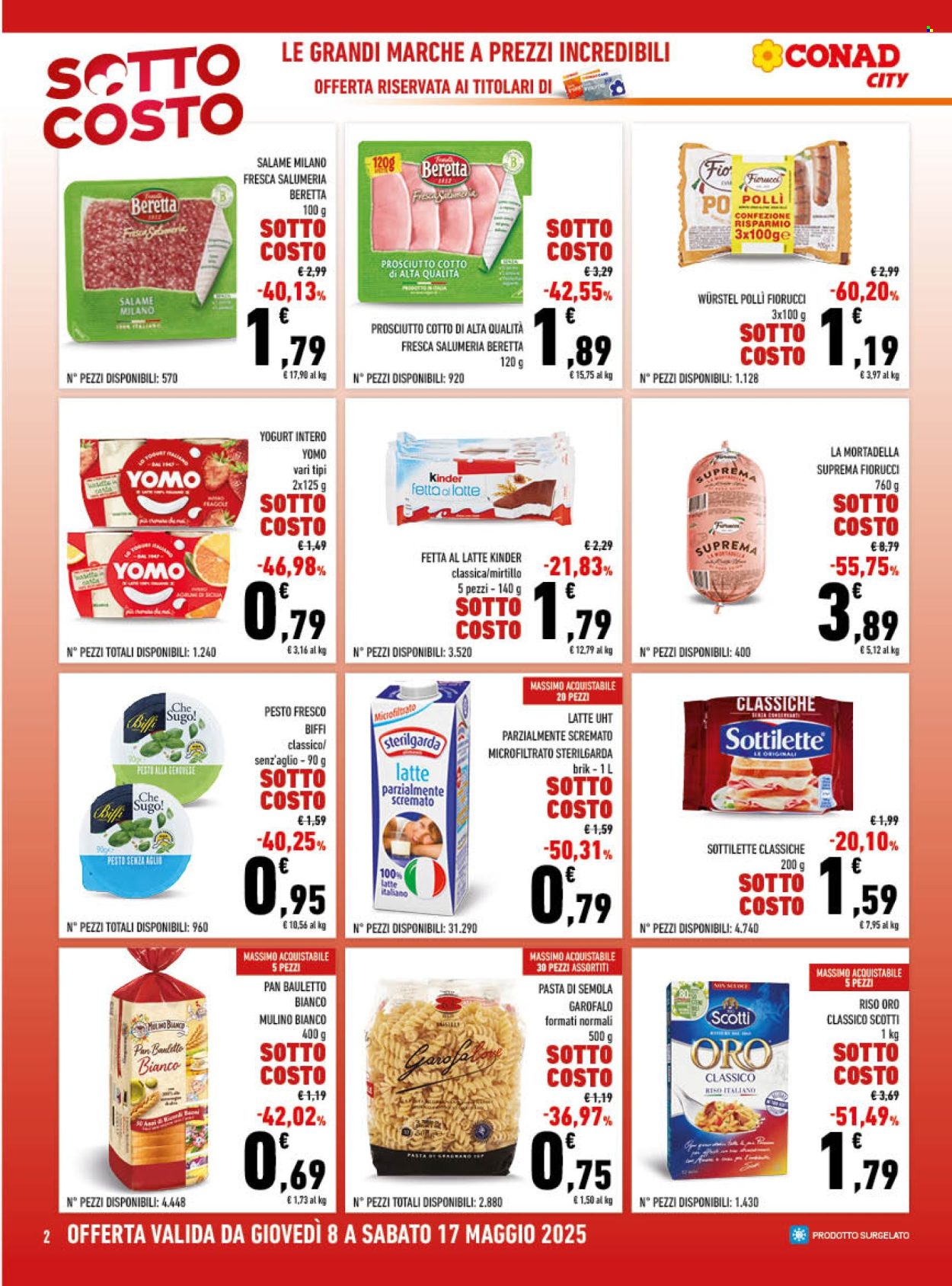 Volantino Conad City - 8/5/2025 - 17/5/2025. Pagina 1