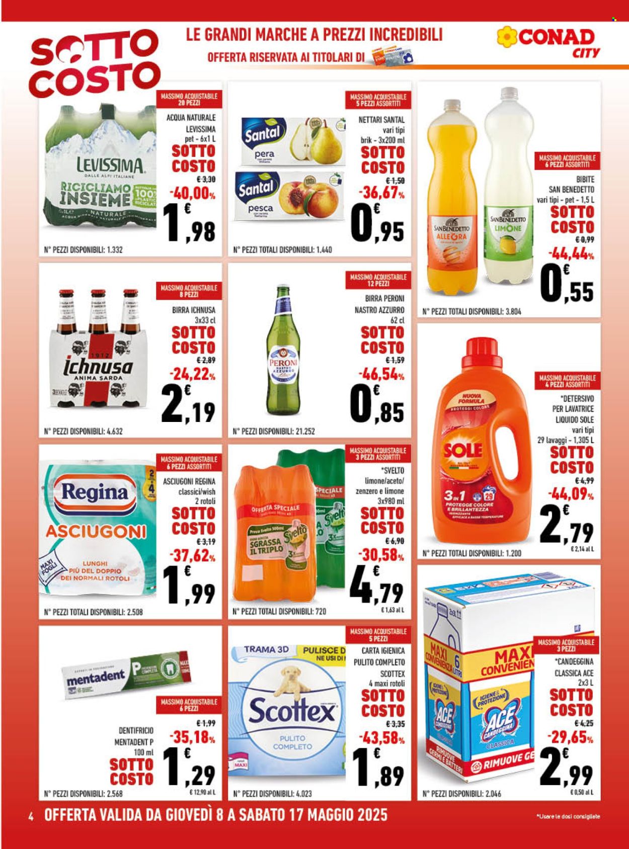 Volantino Conad City - 8/5/2025 - 17/5/2025. Pagina 1