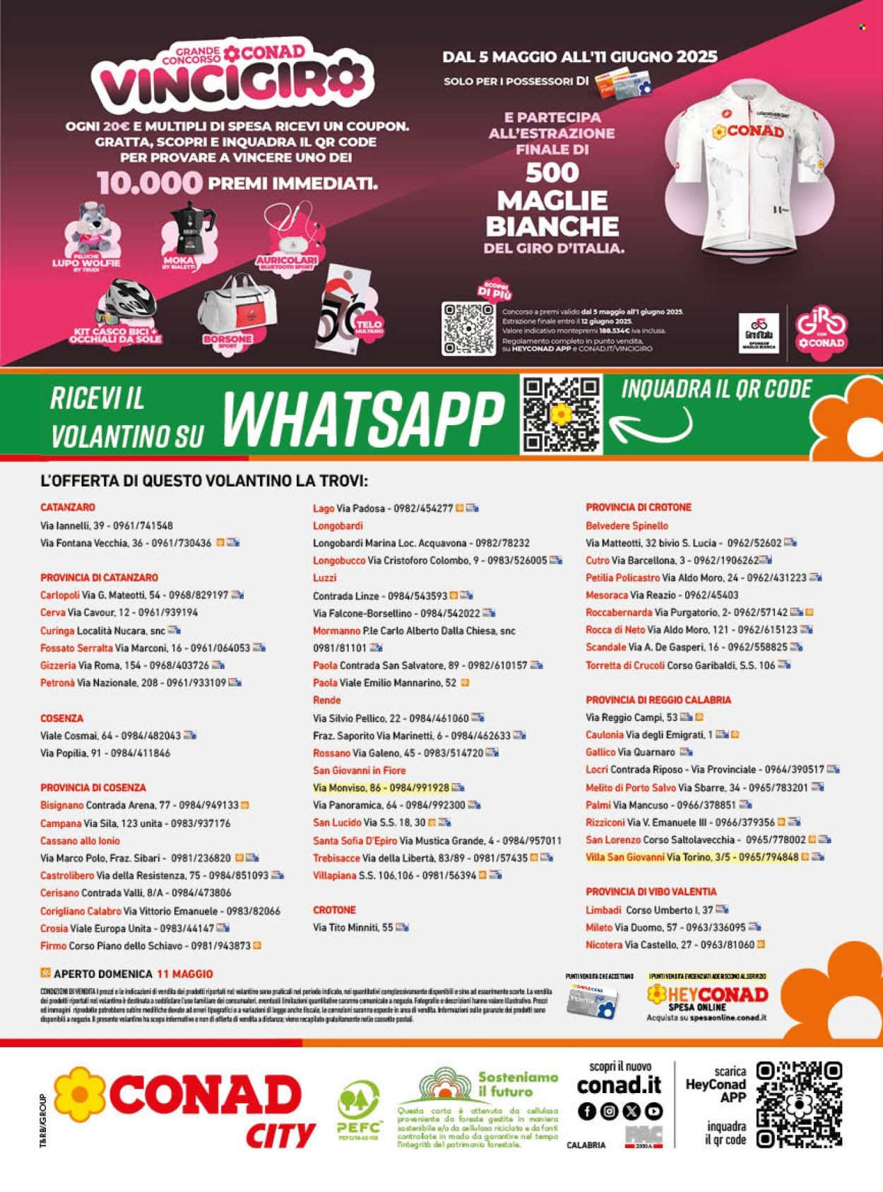 Volantino Conad City - 8/5/2025 - 17/5/2025. Pagina 1