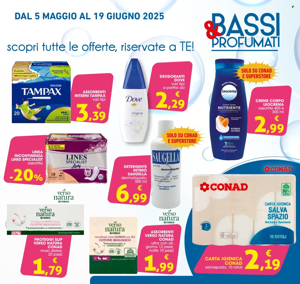 Volantino Conad - 5/5/2025 - 19/6/2025. Pagina 1