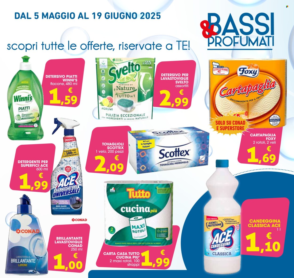 Volantino Conad - 5/5/2025 - 19/6/2025. Pagina 1