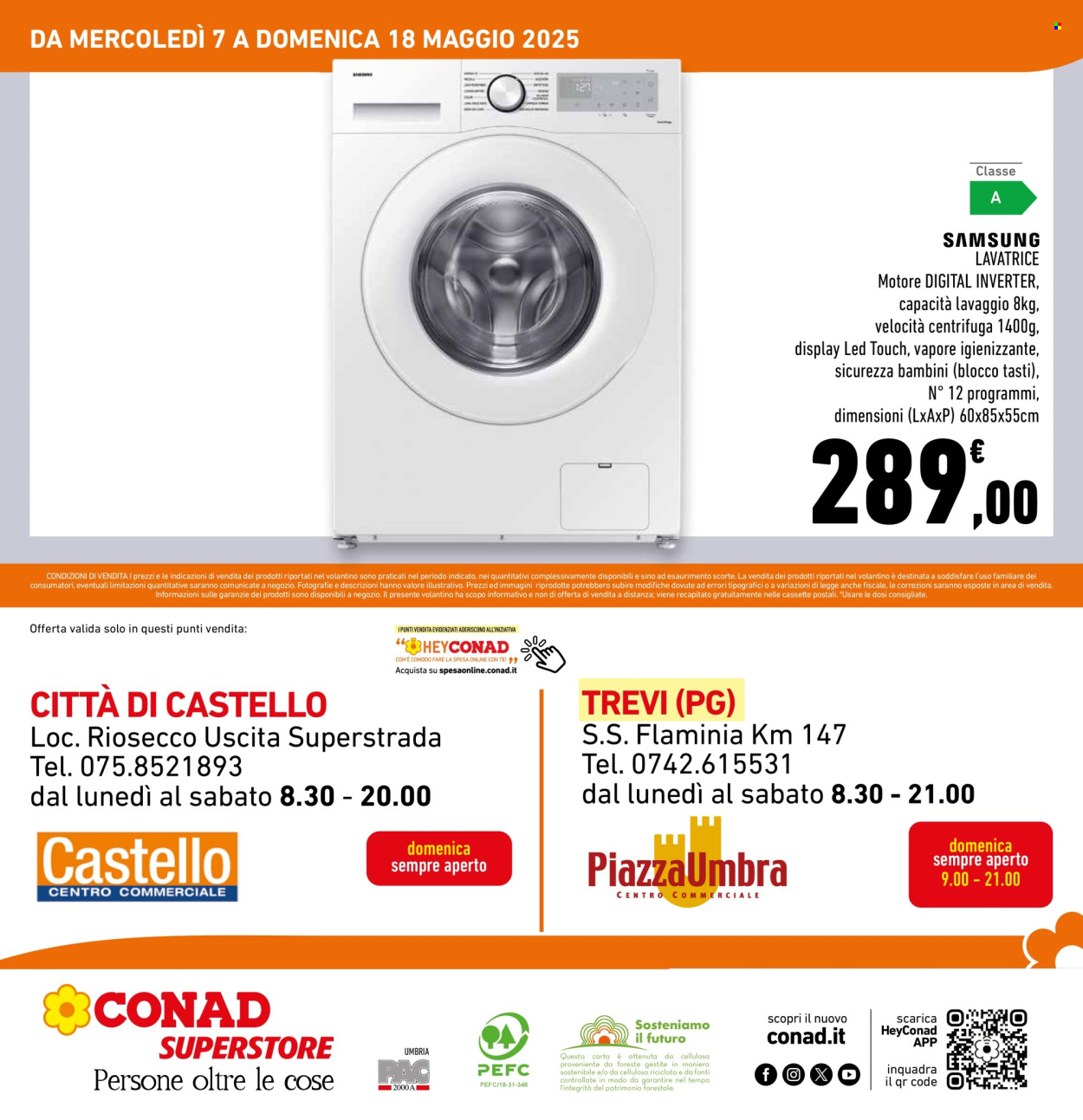Volantino Conad Superstore - 7/5/2025 - 18/5/2025. Pagina 1
