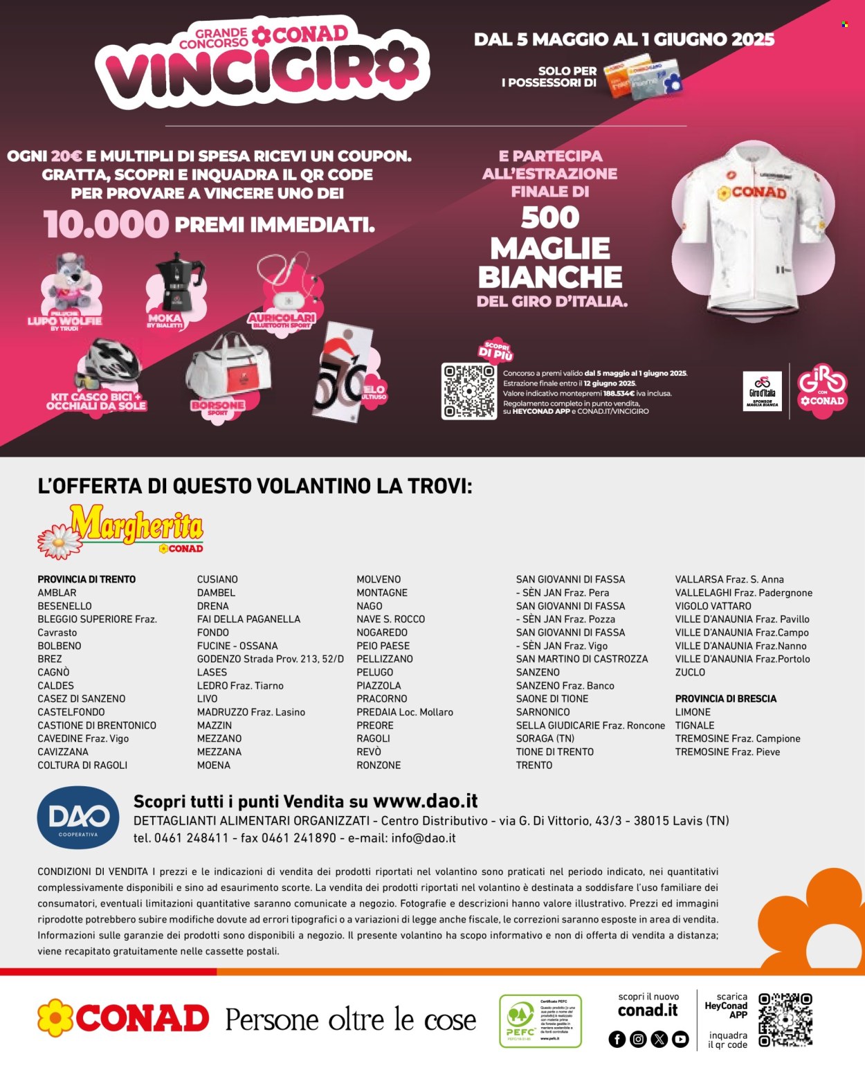 Volantino Margherita Conad - 6/5/2025 - 19/5/2025. Pagina 1