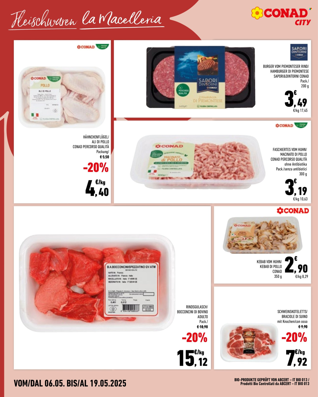 Volantino Conad City - 6/5/2025 - 19/5/2025. Pagina 1