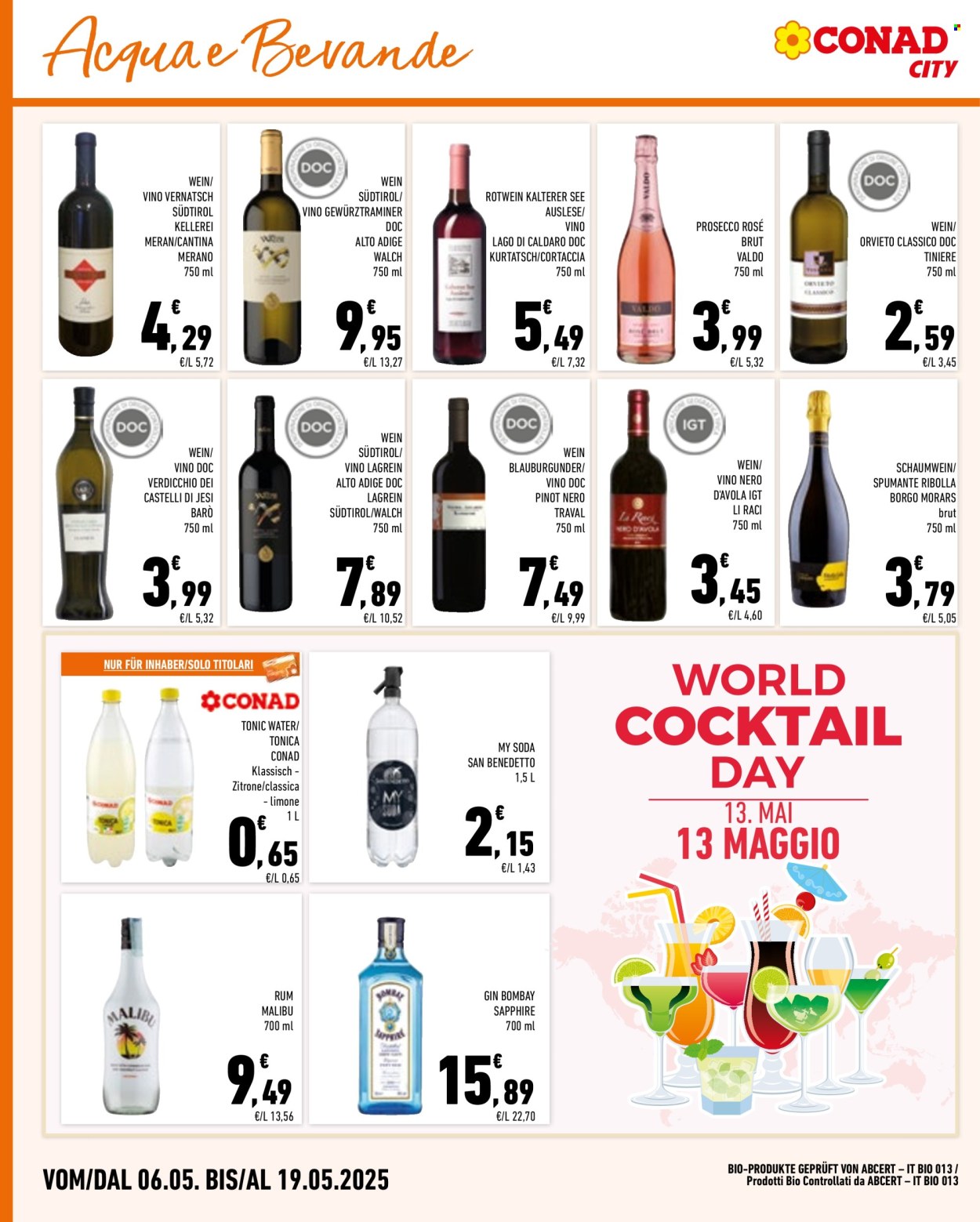 Volantino Conad City - 6/5/2025 - 19/5/2025. Pagina 1