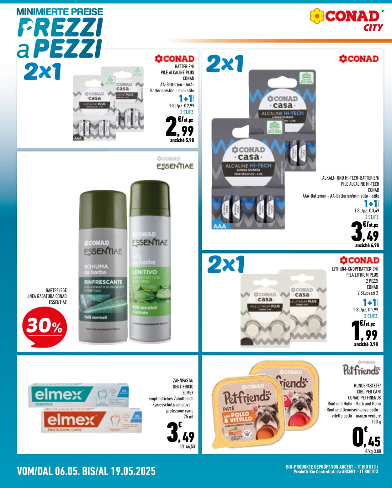 Volantino Conad City - 6/5/2025 - 19/5/2025. Pagina 1