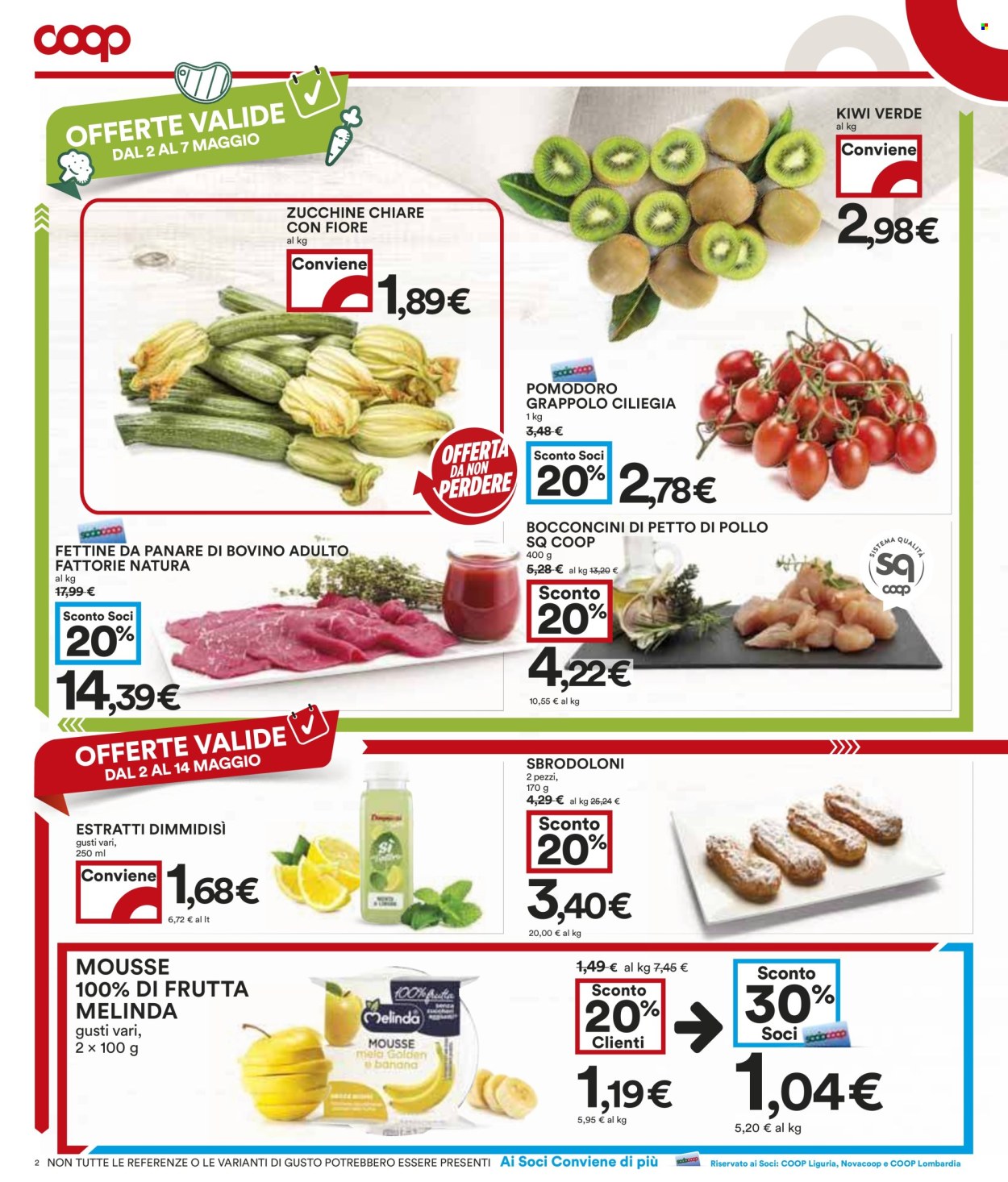 Volantino Coop - 2/5/2025 - 14/5/2025. Pagina 1