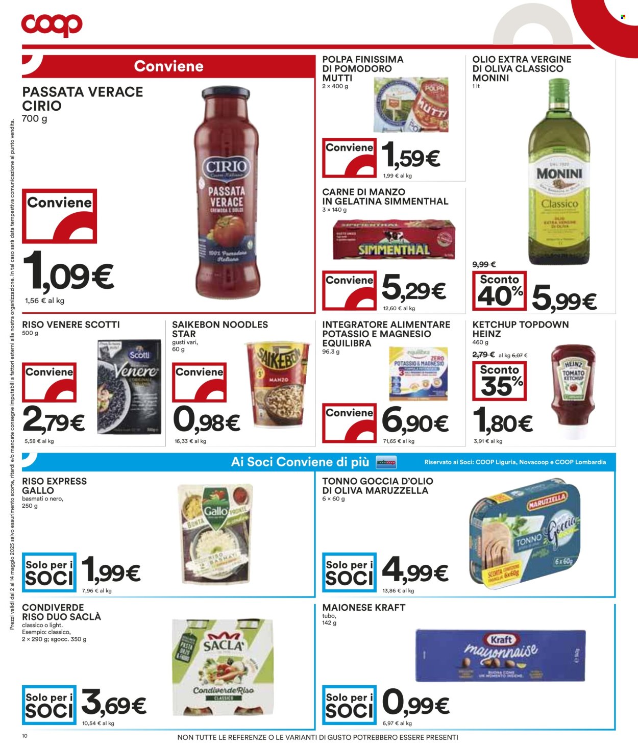 Volantino Coop - 2/5/2025 - 14/5/2025. Pagina 1