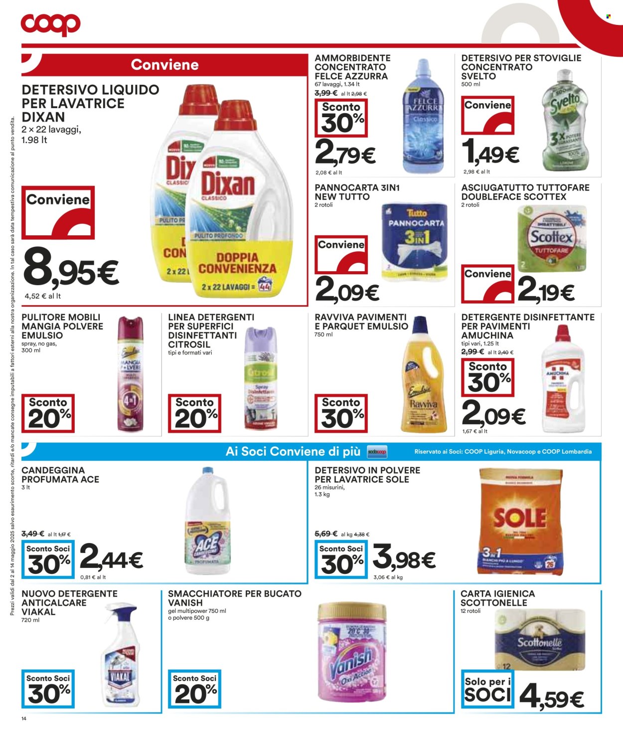 Volantino Coop - 2/5/2025 - 14/5/2025. Pagina 1