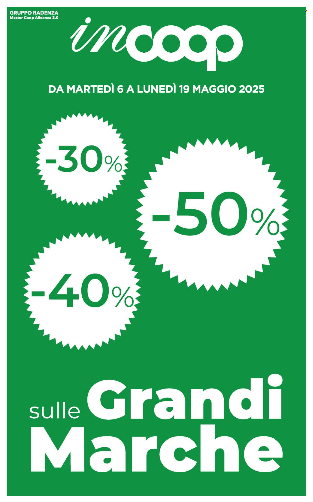Volantino Coop - 6/5/2025 - 19/5/2025. Pagina 1