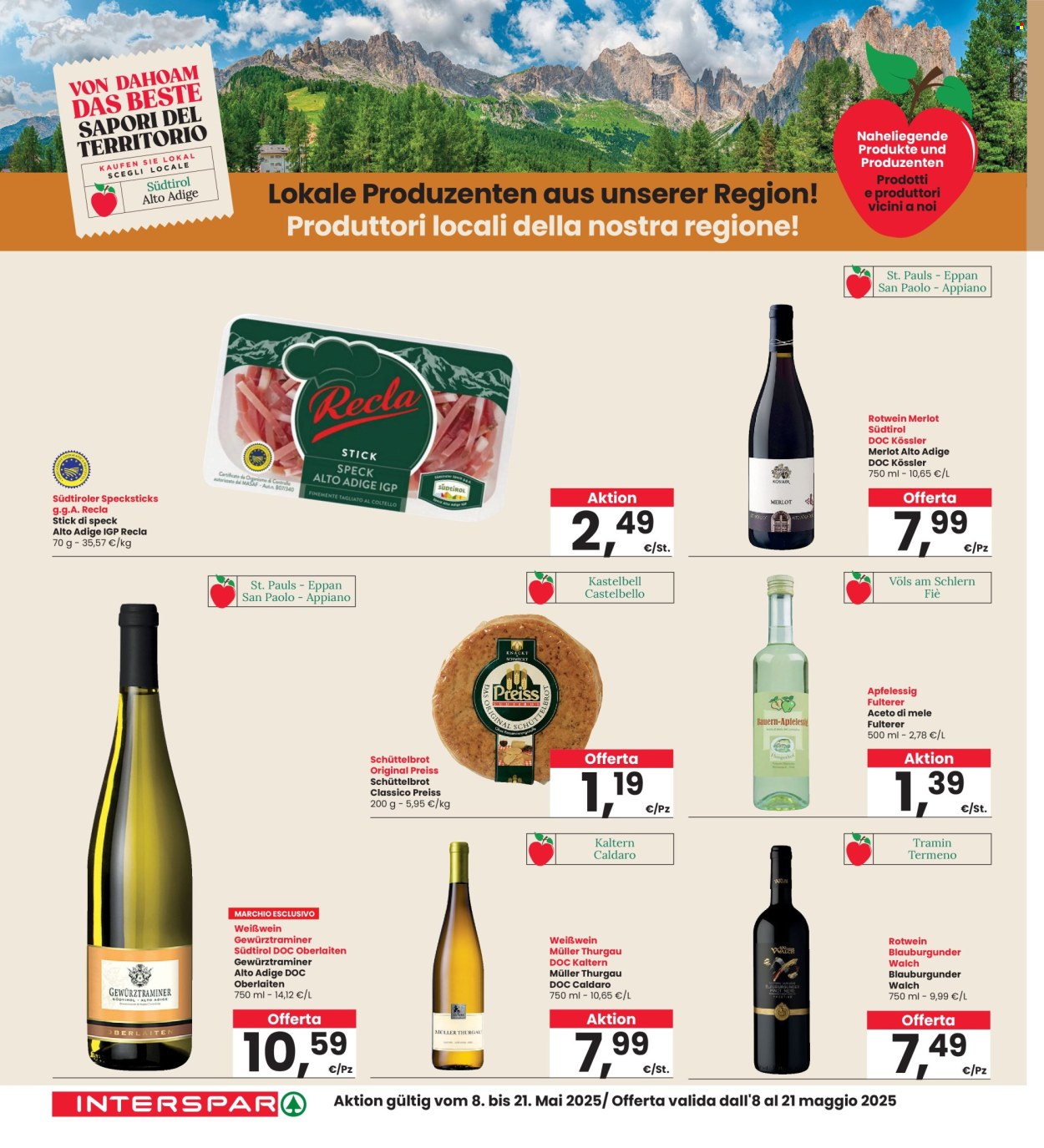 Volantino Interspar - 8/5/2025 - 21/5/2025. Pagina 1
