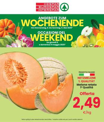 Volantino Eurospar - 8/5/2025 - 11/5/2025.