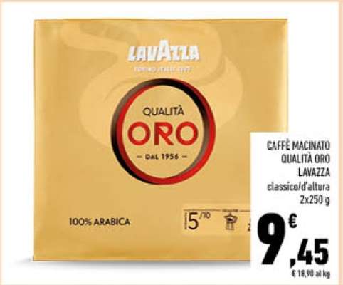 Caffè Macinato Qualità Oro Lavazza
