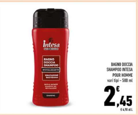 BAGNO DOCCIA SHAMPOO INTESA POUR HOMME
