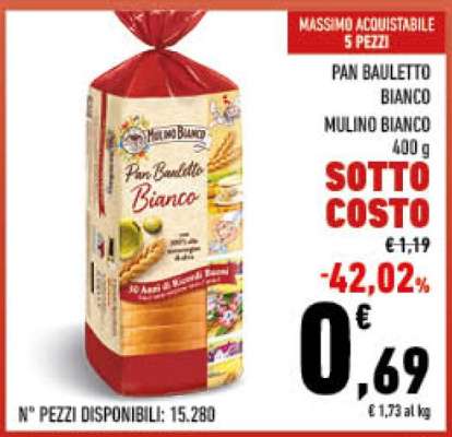 Pan Bauletto bianco