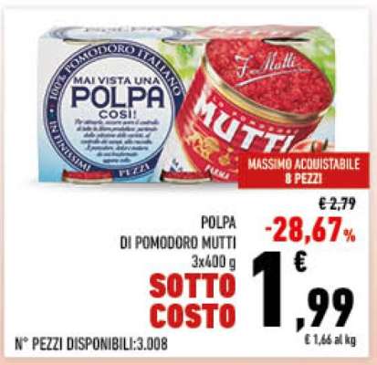 POLPA DI POMODORO MUTTI
