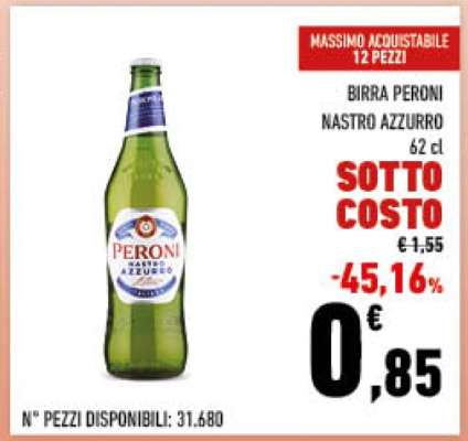 Birra Peroni Nastro Azzurro