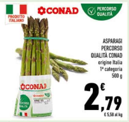 ASPARAGI PERCORSO QUALITÀ CONAD