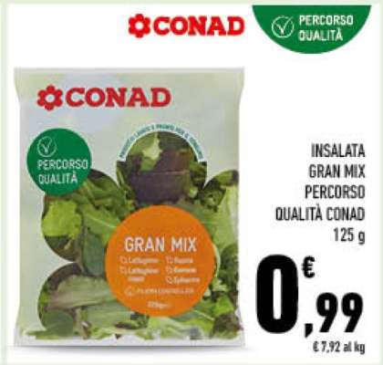 INSALATA GRAN MIX PERCORSO QUALITÀ CONAD