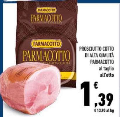 PROSCIUTTO COTTO DI ALTA QUALITA' PARMACOTTO