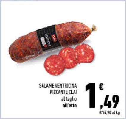 SALAME VENTRICINA PICCANTE CLAI