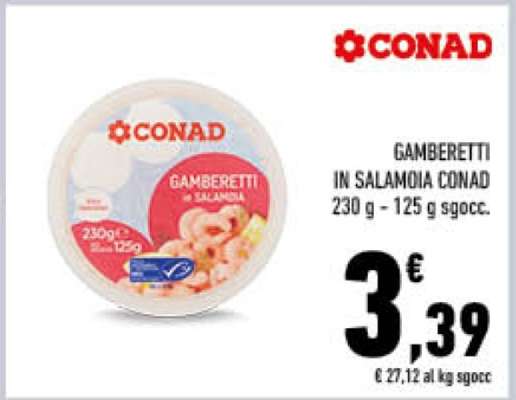 Gamberetti in Salamoia Conad