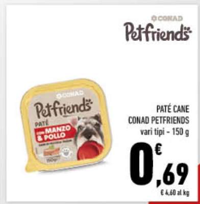 Paté Cane Conad Petfriends