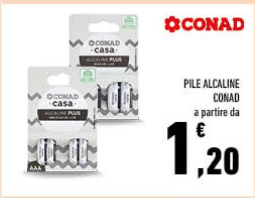 PILE ALCALINE CONAD