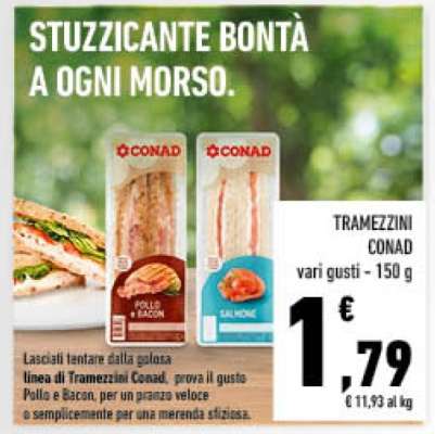 TRAMEZZINI CONAD