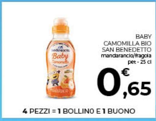 BABY CAMOMILLA BIO SAN BENEDETTO