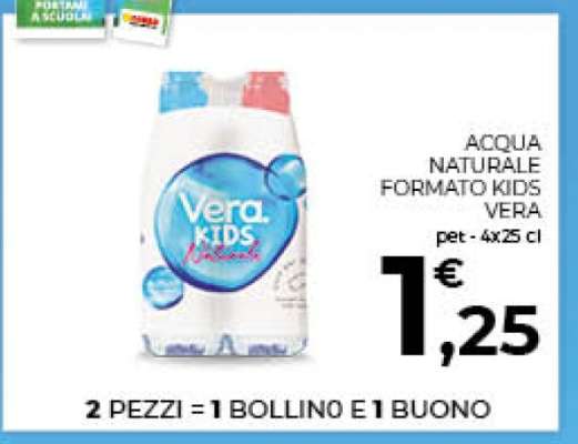 Acqua Naturale Formato Kids Vera