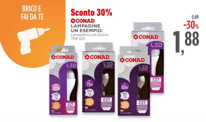 CONAD Lampadine