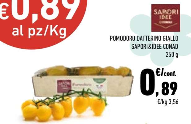 POMODORO DATTERINO GIALLO SAPORI&IDEE CONAD