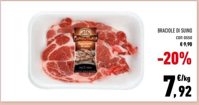 BRACIOLE DI SUINO con osso