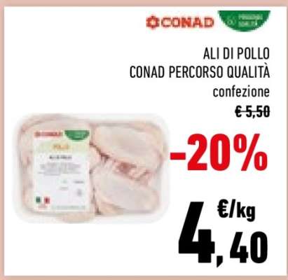 ALI DI POLLO CONAD PERCORSO QUALITÀ