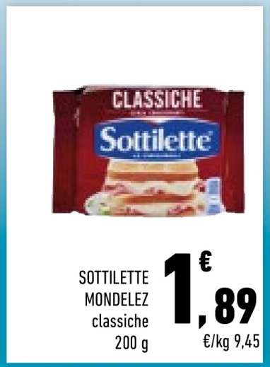 SOTTILETTE MONDELEZ