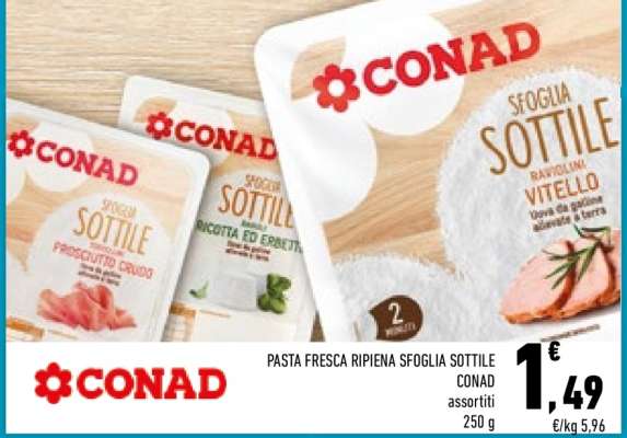 PASTA FRESCA RIPIENA SFOGLIA SOTTILE
