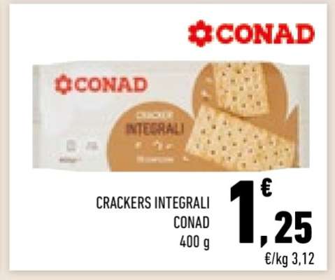 CRACKERS INTEGRALI CONAD